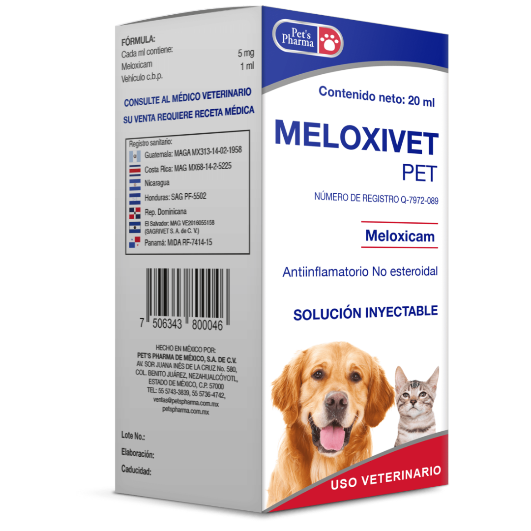 Productos Meloxivet Solución Inyectable - Pet's Pharma Productos Meloxivet Solución Inyectable - Pet's Pharma